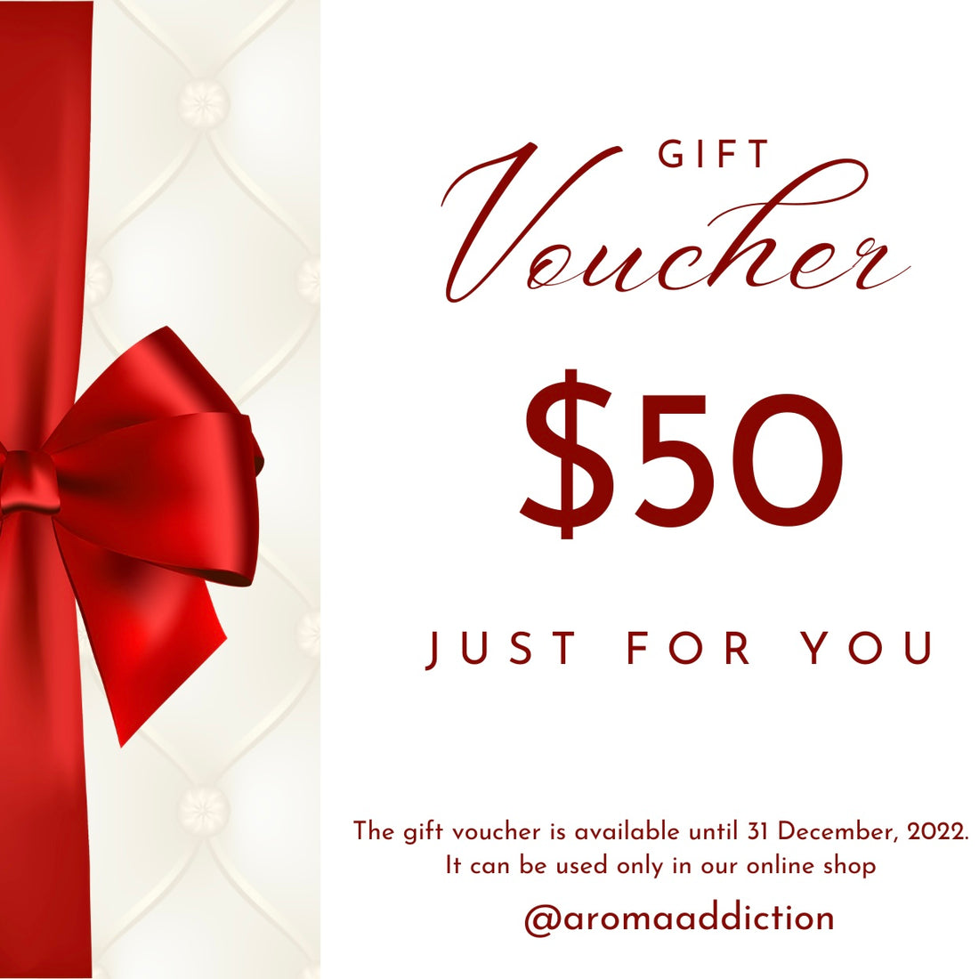 aroma gift voucher