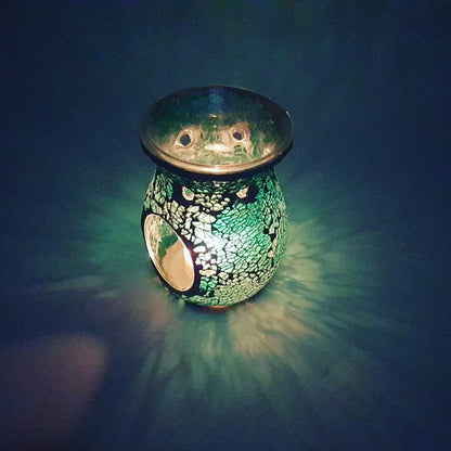 Turquoise Mosaic Melt Burner Melt Pack Combo melt burners Aroma Addiction