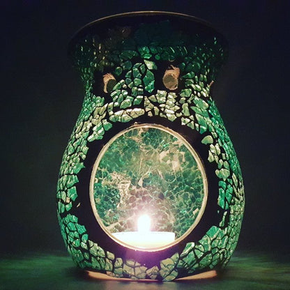 Turquoise Mosaic Melt Burner Melt Pack Combo melt burners Aroma Addiction