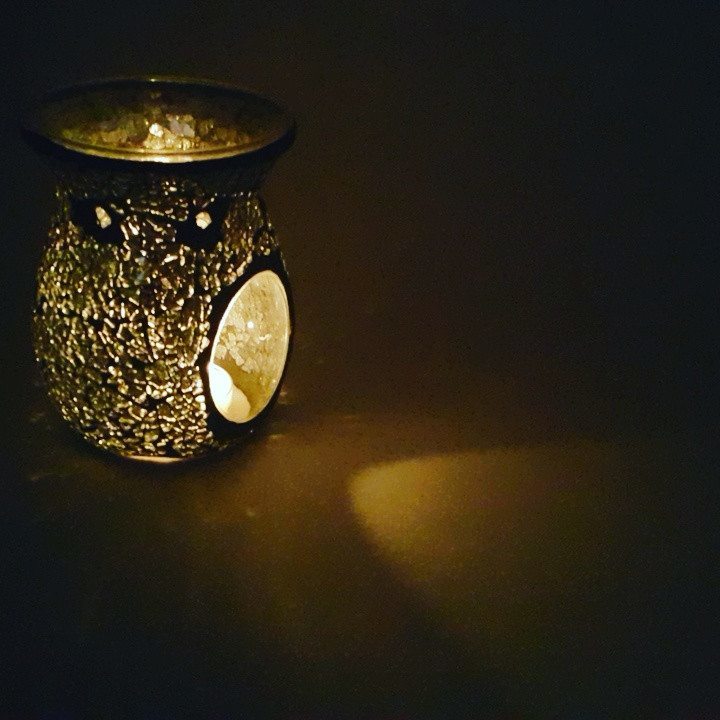 Black and Silver Mosaic Melt Burner Melt Pack Combo melt burners Aroma Addiction