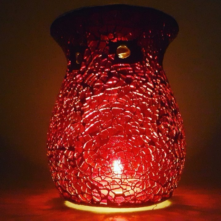 Hot Pink Mosaic Melt Burner Melt Pack Combo melt burners Aroma Addiction